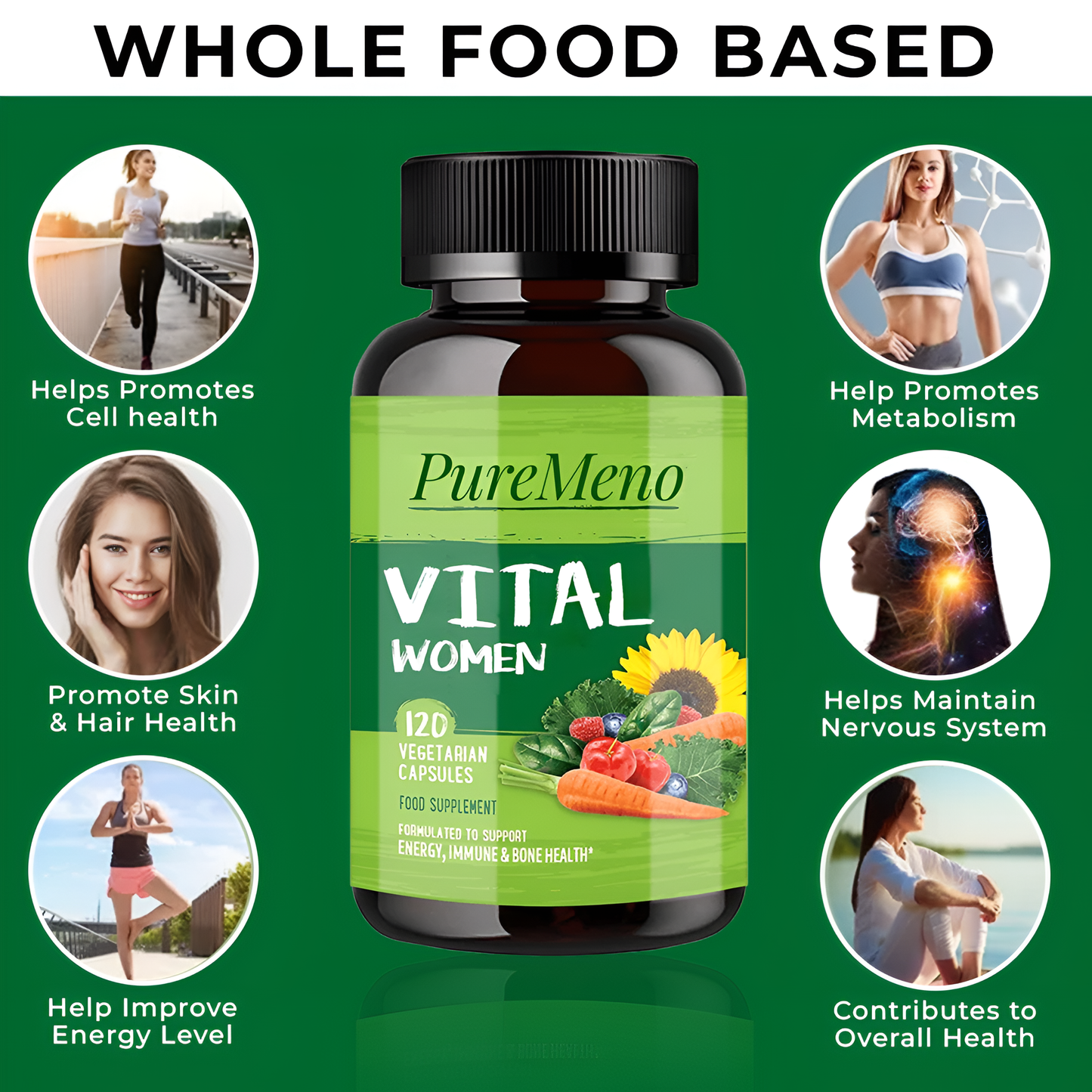 Puremeno Multivitamin for Women Over 50